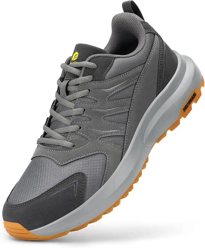 FitVille Men'S Wide Sneakers, Wide Toe Box Lightweight Hiking Walking Running Shoes, Comfort Arch Support Athletic Footwear For Flat Feet, Sore Feet & Plantar Fasciitis