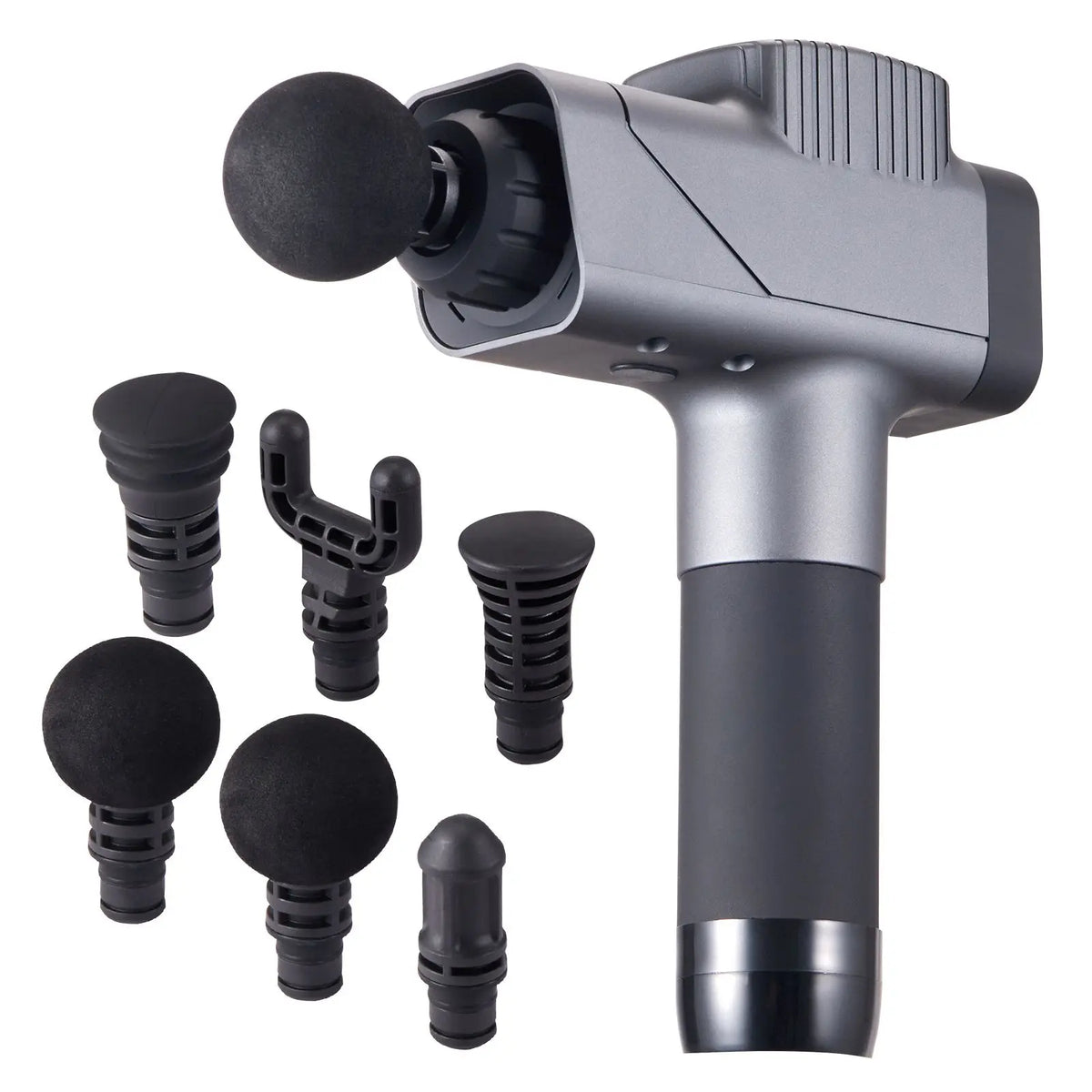 Mini Massage Gun, Percussion Muscle Massage Gun for Athletes - with 5 Speed Levels & 6 Massage Heads, 7.4V 2500mAh Batteries, Handheld Small Massage Gun for Pain Relief, Muscle Relaxation