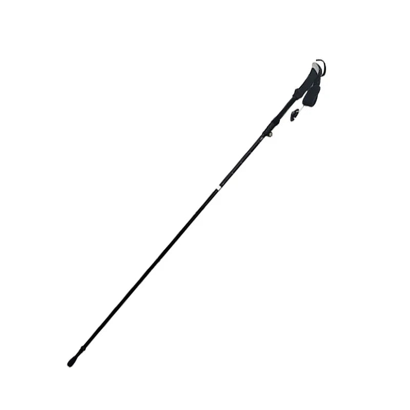 Shock-Absorbent 5-Fold Hiking Pole Wear-Resistant Carbide Tips Aviation-Grade Aluminum for Mountain Climbers Mountaineering Expeditions walking stick hiking accessories hiking poles trekking poles
