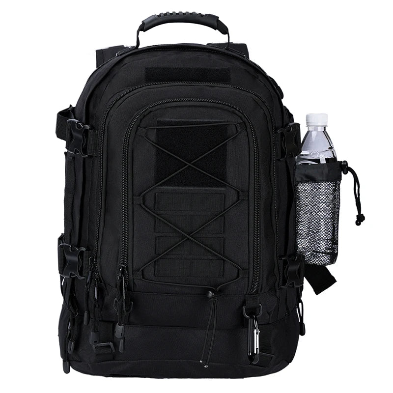LQARMY 65L Outdoor Tactical Backpack Men's Outdoor Hiking Bag Large Capacity Military Army Bags Travelling Camping Rucksack