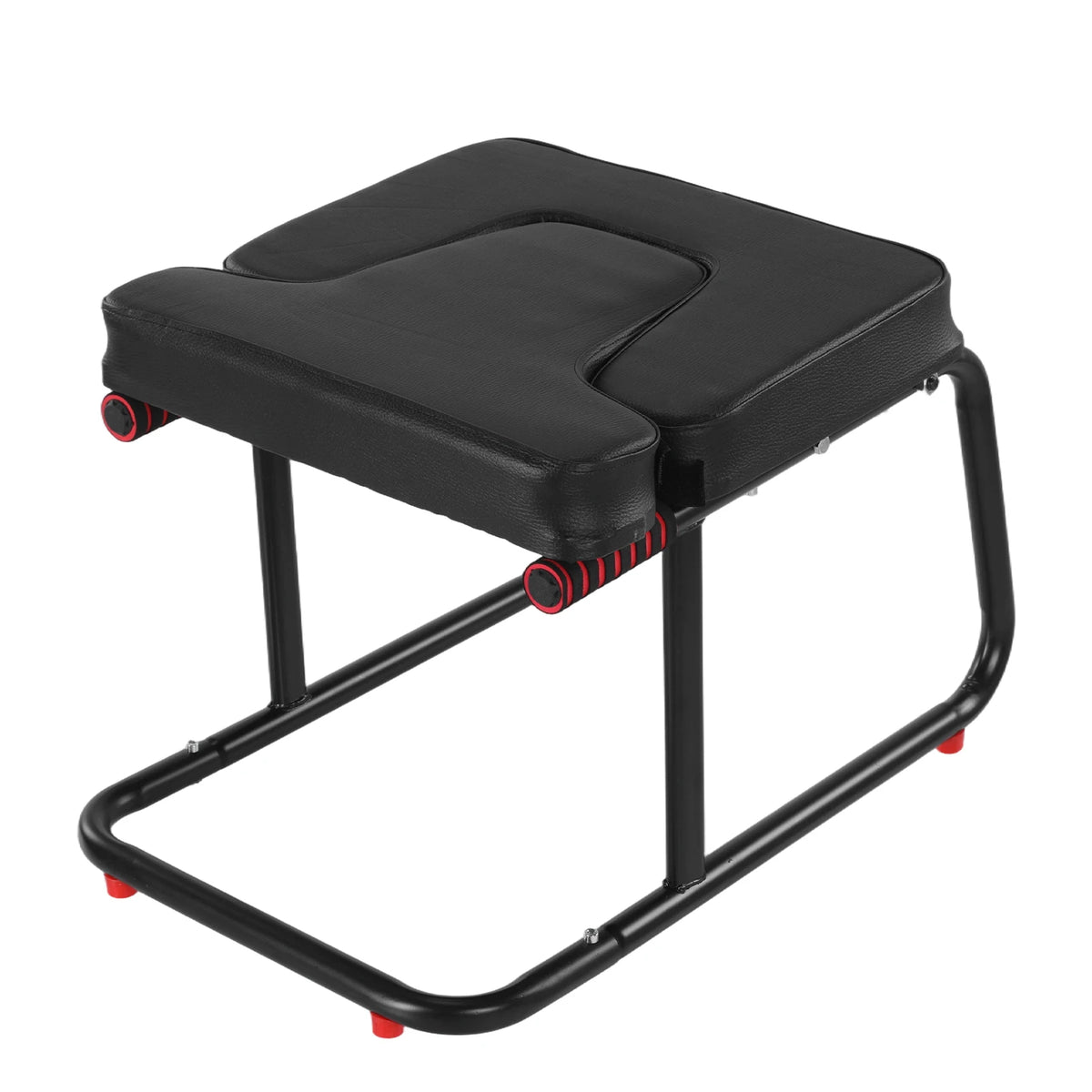 Yoga Inversion Chair for LOADING 550Lbs Handstand Trainer Bench with Anti-Slip Mat Metal Frame & PU Pads for Workout Fitness and Gym