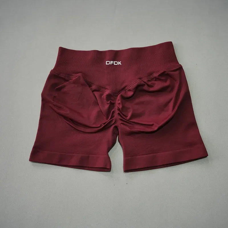 2026 New Women High Waist Scrunch Butt Shorts Push Up Hip Lifting Squat Proof Gym Workout Running Sports Yoga Short Pants