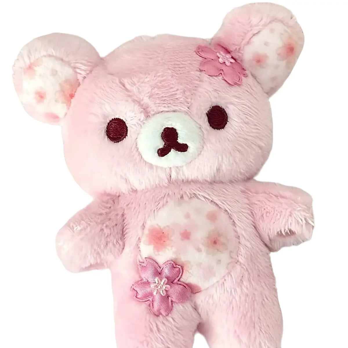 Cherry Blossom Bear Plush Toy, Soft Stuffed Animal for Kids, Cozy Sleeping Pillow, Perfect Gift for Children, Cute and Comfortable, Cute Teddy Bear, Huggable stuffed animal, Huggable Sleeping Companion, Soft Cuddly Gift, Soft
