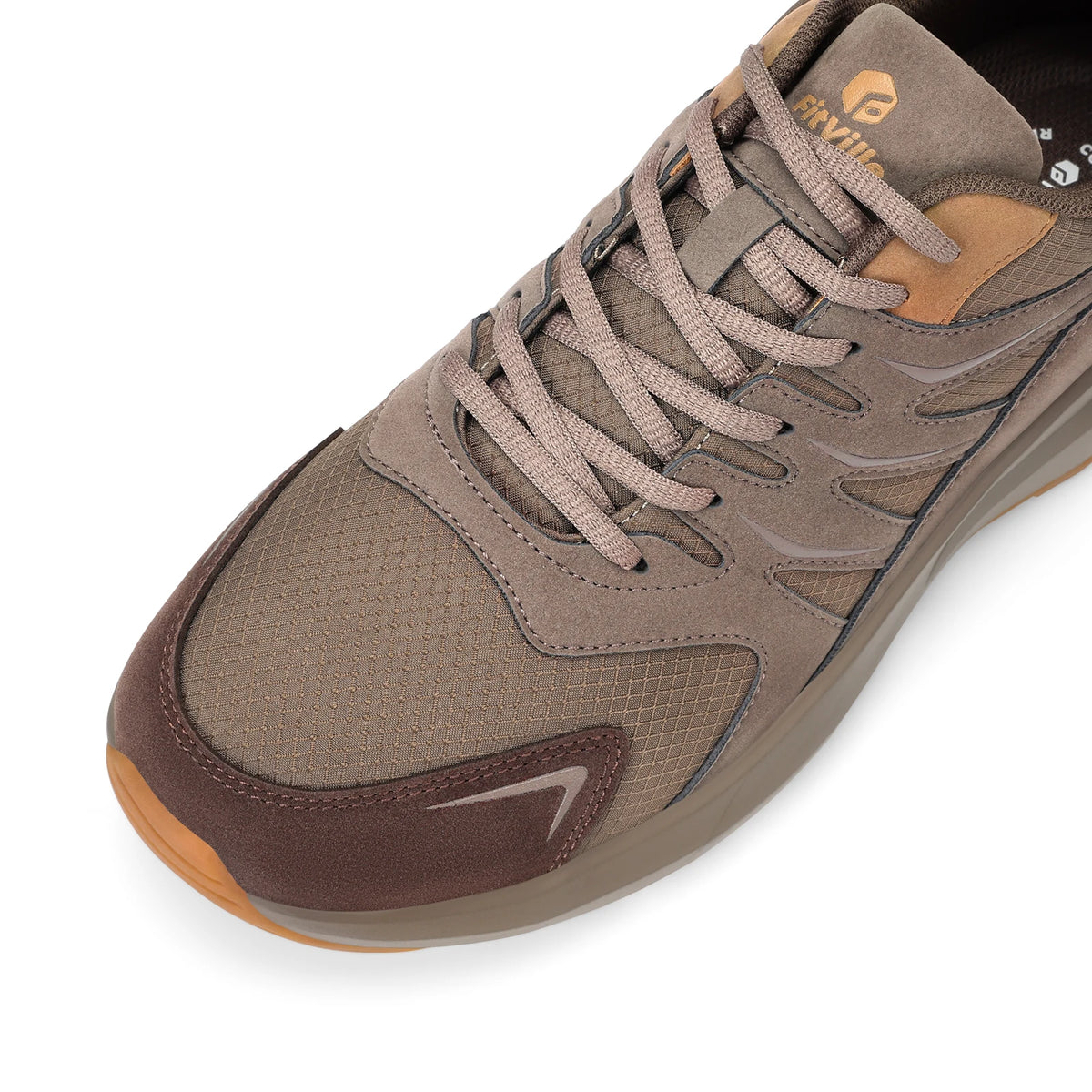 FitVille Men'S Wide Sneakers, Wide Toe Box Lightweight Hiking Walking Running Shoes, Comfort Arch Support Athletic Footwear For Flat Feet, Sore Feet & Plantar Fasciitis