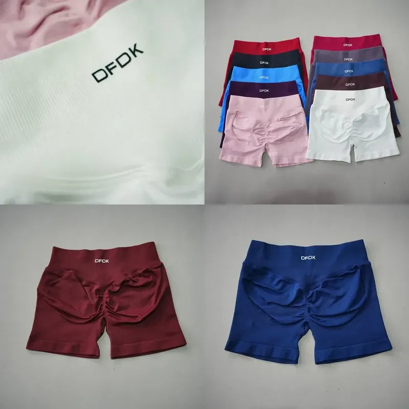 2026 New Women High Waist Scrunch Butt Shorts Push Up Hip Lifting Squat Proof Gym Workout Running Sports Yoga Short Pants