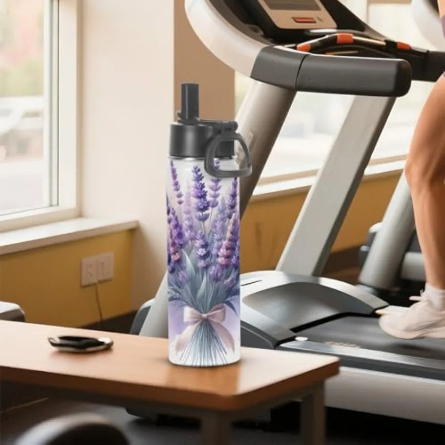 Sublimation Sports Water Bottle blanks, 22 Oz Sublimation Tumblers, Double Wall Stainless Steel Sports Water Bottle Flask with