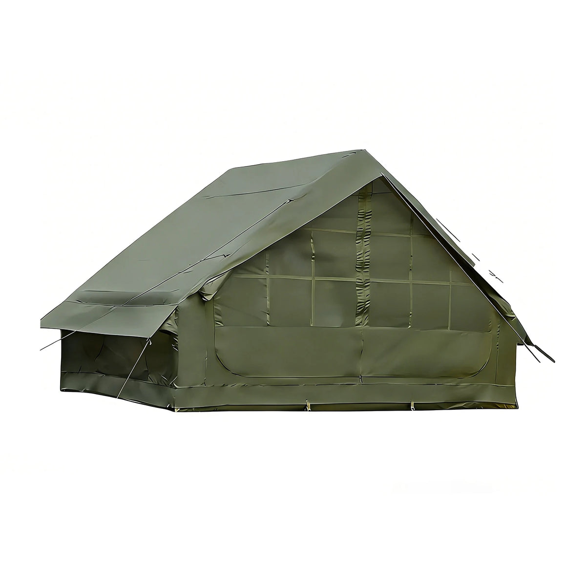 PAKICETUS Inflatable Camping Tent Luxury Glamping Tent with Roof Window Carry Bag Easy Setup Outdoor Tent for Family Weekend Trip Group Gathering, 4/6/8/10/12 Person